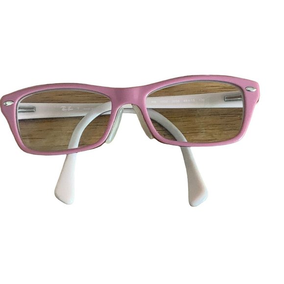 Ray-Ban RB1550 3656 Kids Eyeglasses Frames Pink Rectangular Cat Eye 48-15-130 - Picture 3 of 11